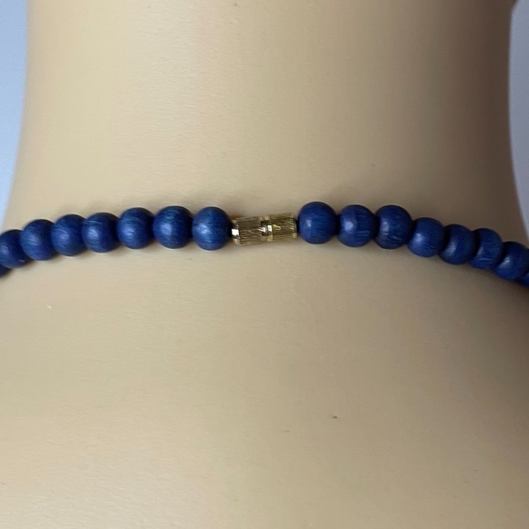 Vintage Wooden colorful beaded statement necklace! - Picture 9 of 10